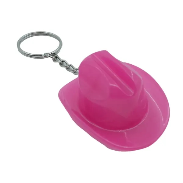 Cowboy Hat Bottle Opener Keychain - Cowboy Hat Bottle Opener Keychain - Image 5 of 11