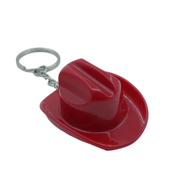 Cowboy Hat Bottle Opener Keychain - Cowboy Hat Bottle Opener Keychain - Image 9 of 11