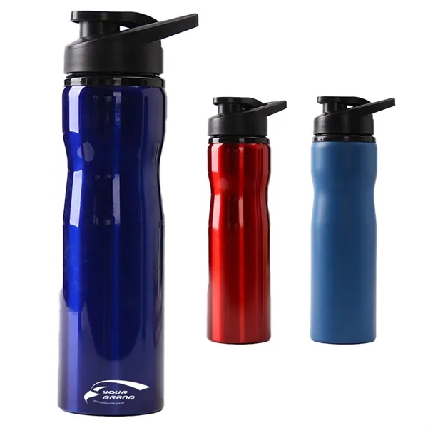 Large Stainless Steel Sports Outdoor Portable Water Bottle - Large Stainless Steel Sports Outdoor Portable Water Bottle - Image 0 of 4