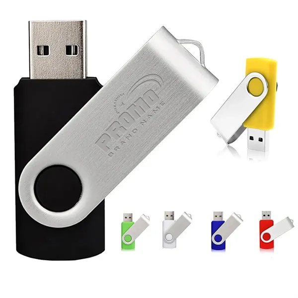4GB Swivel Memory Stick-Compliant Flash Drive - 4GB Swivel Memory Stick-Compliant Flash Drive - Image 0 of 3