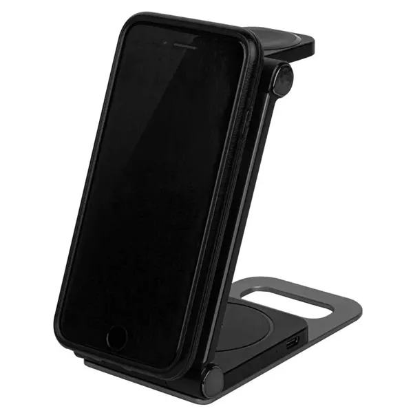 3 in 1 Foldable Travel Wireless Charger - 3 in 1 Foldable Travel Wireless Charger - Image 4 of 7