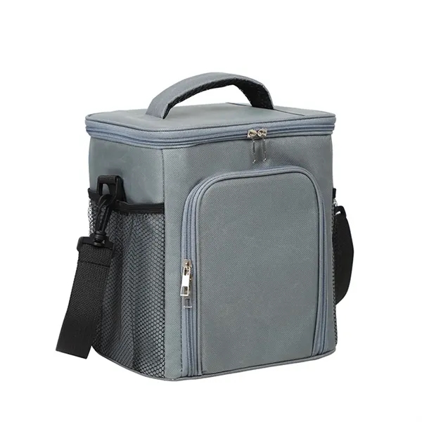 Square Large Capacity Insulated Lunch Bag Tote With Strap - Square Large Capacity Insulated Lunch Bag Tote With Strap - Image 2 of 4
