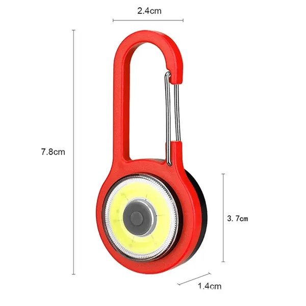 Portable Safety Carabiner Keychain LED Work Light - Portable Safety Carabiner Keychain LED Work Light - Image 1 of 5