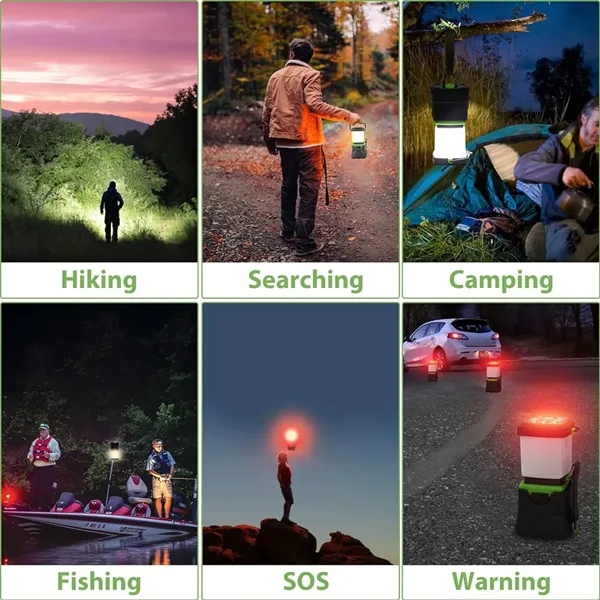 Rechargeable LED Camping Lantern Emergency Power Bank - Rechargeable LED Camping Lantern Emergency Power Bank - Image 5 of 5