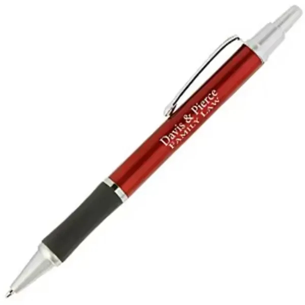 Custom Ballpoint Pen with Rubber Grip - Custom Ballpoint Pen with Rubber Grip - Image 2 of 2