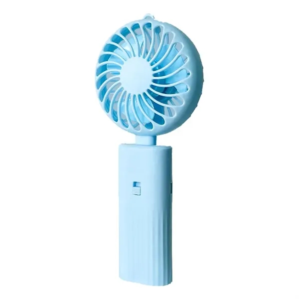 Portable silent motor charge cable Battery hand held fan - Portable silent motor charge cable Battery hand held fan - Image 4 of 8