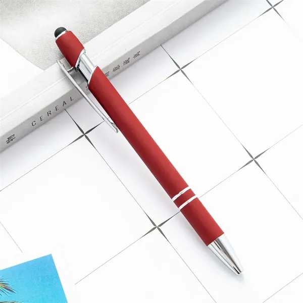 2-in-1 Retractable Capacitive Stylus Metal Tip Ballpoint Pen - 2-in-1 Retractable Capacitive Stylus Metal Tip Ballpoint Pen - Image 5 of 6