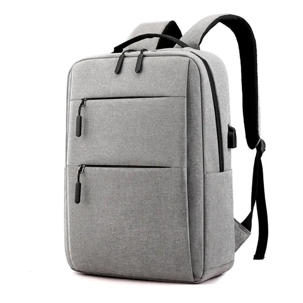 15.6-inch Durable USB Charging Port Backpack Laptop Bag - 15.6-inch Durable USB Charging Port Backpack Laptop Bag - Image 1 of 7