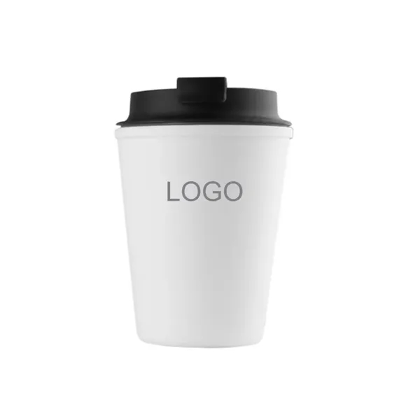 Reuseable PP Coffee Mug with Lid - Reuseable PP Coffee Mug with Lid - Image 4 of 7