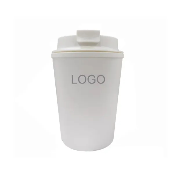 Reuseable PP Coffee Mug with Lid - Reuseable PP Coffee Mug with Lid - Image 5 of 7