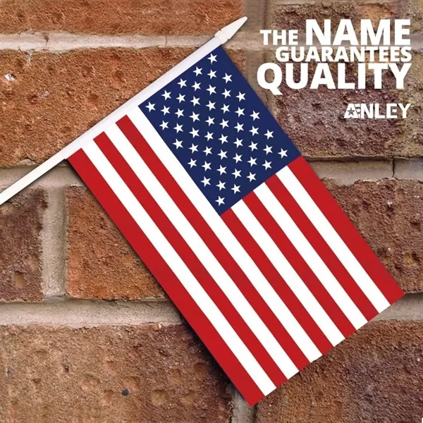 Economy Cotton U.S. Stick Flag - Economy Cotton U.S. Stick Flag - Image 4 of 5