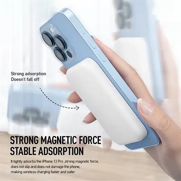 Phones Charger 5000mAh Magnetic Wireless Power Banks - Phones Charger 5000mAh Magnetic Wireless Power Banks - Image 1 of 7