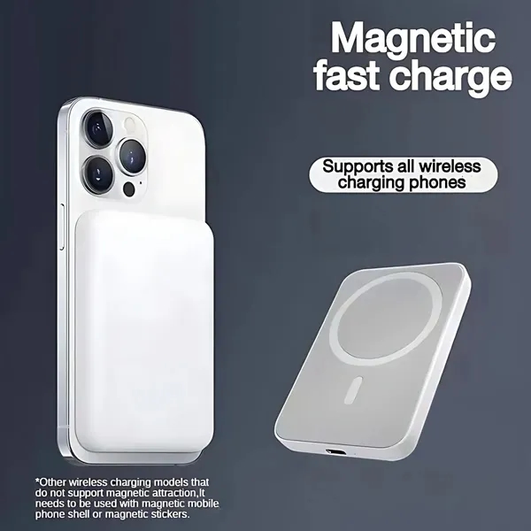 Phones Charger 5000mAh Magnetic Wireless Power Banks - Phones Charger 5000mAh Magnetic Wireless Power Banks - Image 6 of 7