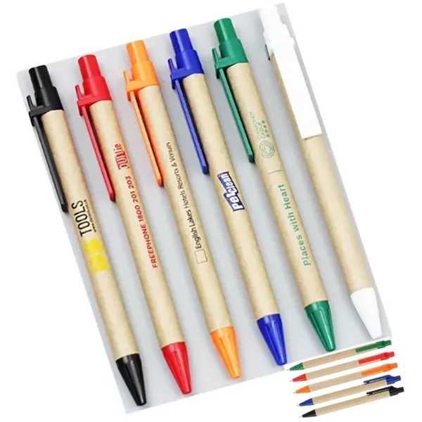 Eco-friendly Paper Ballpoint Pen - Eco-friendly Paper Ballpoint Pen - Image 1 of 3