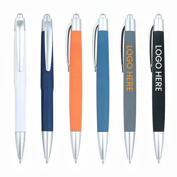 Custom Plastic Ballpoint Pen - Custom Plastic Ballpoint Pen - Image 0 of 1