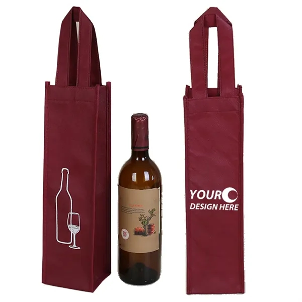 Non-Woven Wine Tote Bag - Non-Woven Wine Tote Bag - Image 0 of 1