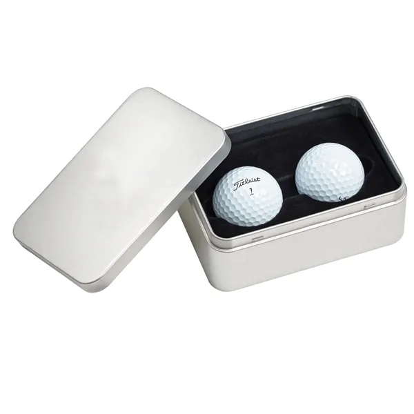 Titleist Pro V1 2-Ball Tin with Custom Lid - Titleist Pro V1 2-Ball Tin with Custom Lid - Image 1 of 2