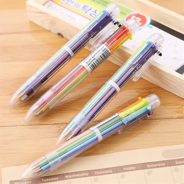 6-in-1 Multicolor Ballpoint Pen - 6-in-1 Multicolor Ballpoint Pen - Image 2 of 3