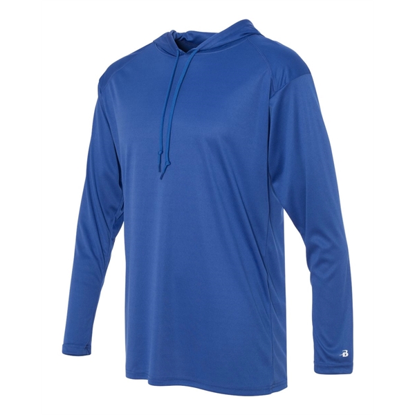 Badger B-Core Hooded Long Sleeve T-Shirt - Badger B-Core Hooded Long Sleeve T-Shirt - Image 14 of 34