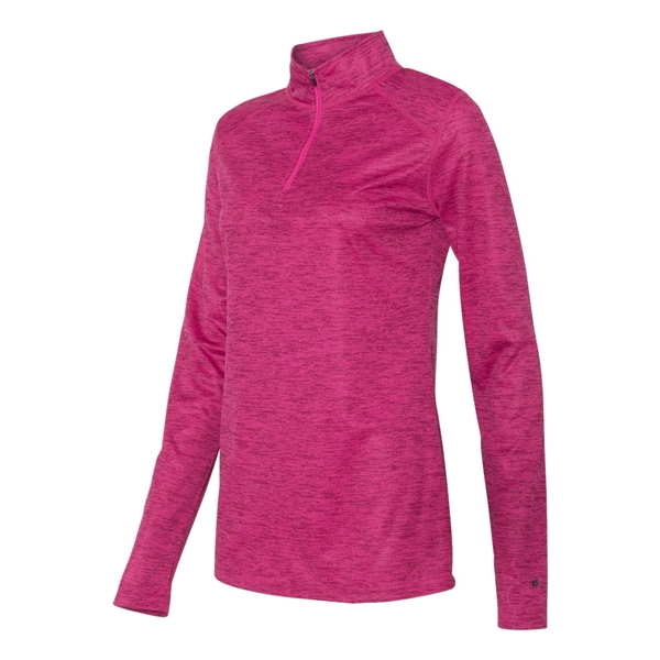 Badger Women's Tonal Blend Quarter-Zip Pullover - Badger Women's Tonal Blend Quarter-Zip Pullover - Image 8 of 27