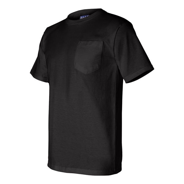 Bayside Union-Made Pocket T-Shirt - Bayside Union-Made Pocket T-Shirt - Image 4 of 30