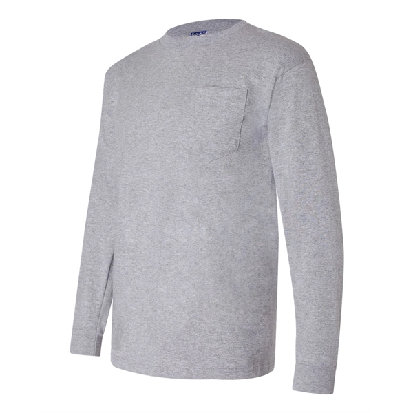 Bayside Union-Made Long Sleeve Pocket T-Shirt - Bayside Union-Made Long Sleeve Pocket T-Shirt - Image 5 of 18