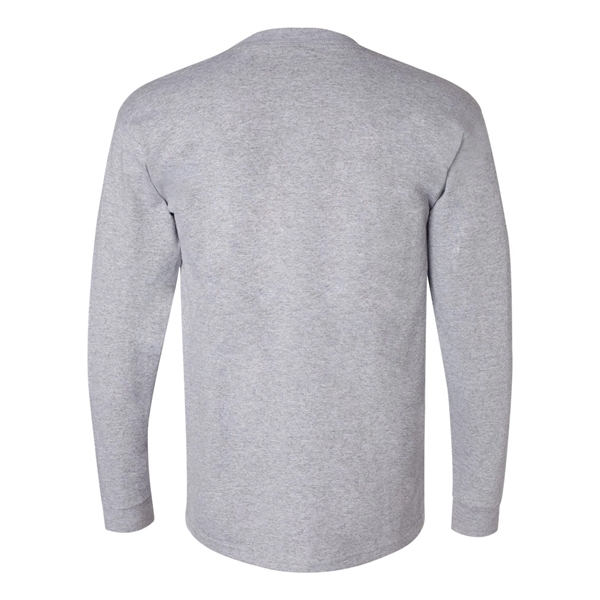 Bayside Union-Made Long Sleeve Pocket T-Shirt - Bayside Union-Made Long Sleeve Pocket T-Shirt - Image 6 of 18