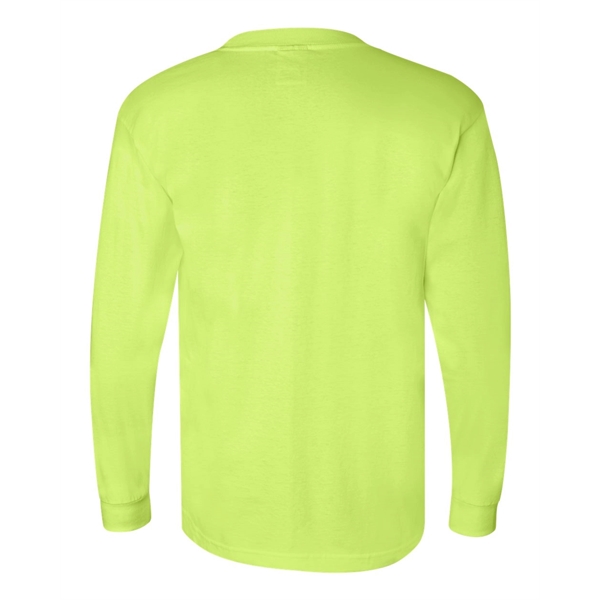 Bayside Union-Made Long Sleeve Pocket T-Shirt - Bayside Union-Made Long Sleeve Pocket T-Shirt - Image 9 of 18