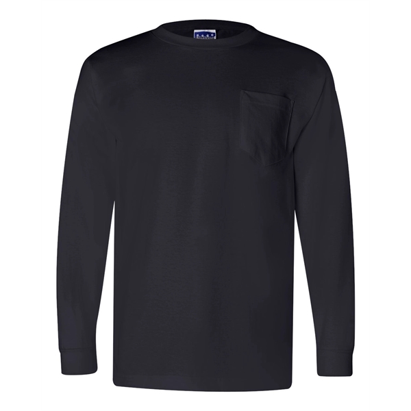 Bayside Union-Made Long Sleeve Pocket T-Shirt - Bayside Union-Made Long Sleeve Pocket T-Shirt - Image 10 of 18