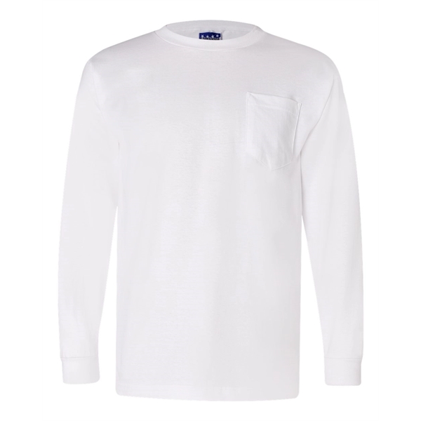 Bayside Union-Made Long Sleeve Pocket T-Shirt - Bayside Union-Made Long Sleeve Pocket T-Shirt - Image 13 of 18