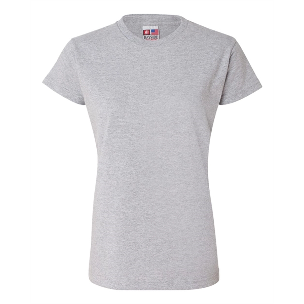 Bayside Women's USA-Made T-Shirt - Bayside Women's USA-Made T-Shirt - Image 7 of 18