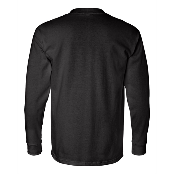 Bayside USA-Made Long Sleeve Pocket T-Shirt - Bayside USA-Made Long Sleeve Pocket T-Shirt - Image 6 of 30