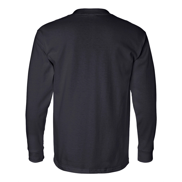 Bayside USA-Made Long Sleeve Pocket T-Shirt - Bayside USA-Made Long Sleeve Pocket T-Shirt - Image 18 of 30