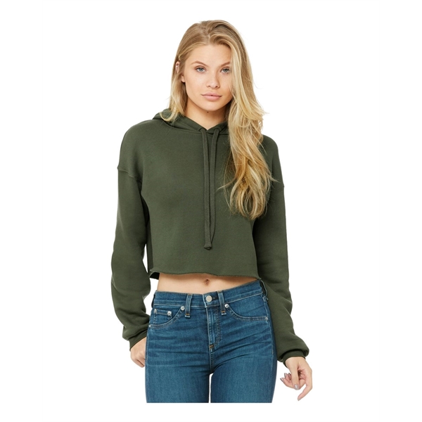 BELLA + CANVAS Women's Crop Fleece Hoodie - BELLA + CANVAS Women's Crop Fleece Hoodie - Image 1 of 33