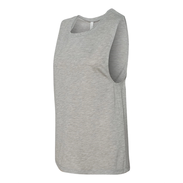 BELLA + CANVAS Women's Flowy Scoop Muscle Tank - BELLA + CANVAS Women's Flowy Scoop Muscle Tank - Image 4 of 120