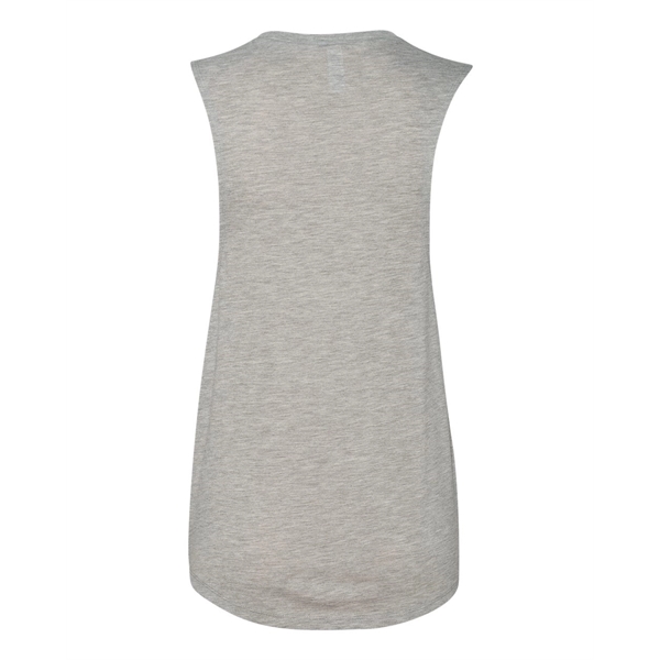 BELLA + CANVAS Women's Flowy Scoop Muscle Tank - BELLA + CANVAS Women's Flowy Scoop Muscle Tank - Image 5 of 120