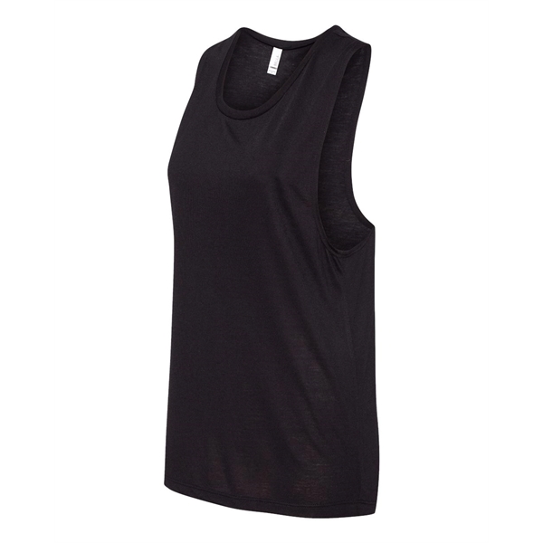 BELLA + CANVAS Women's Flowy Scoop Muscle Tank - BELLA + CANVAS Women's Flowy Scoop Muscle Tank - Image 7 of 120
