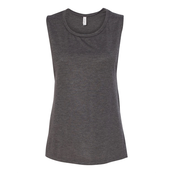 BELLA + CANVAS Women's Flowy Scoop Muscle Tank - BELLA + CANVAS Women's Flowy Scoop Muscle Tank - Image 19 of 120