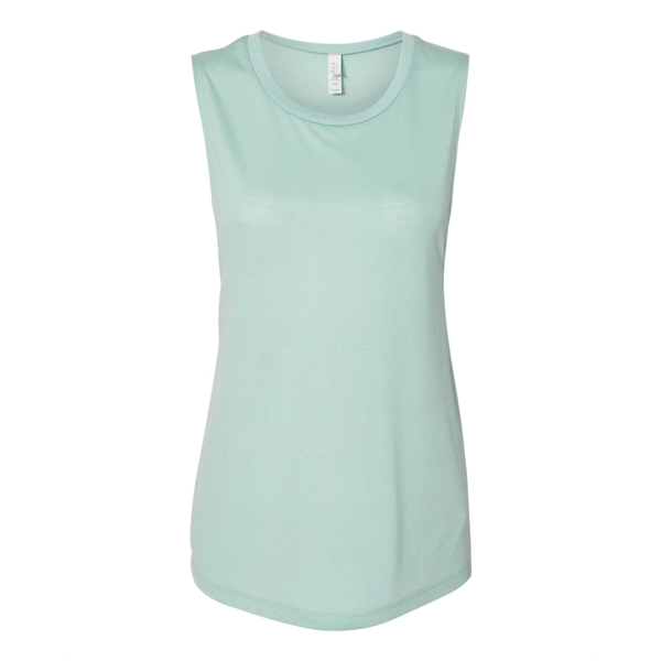 BELLA + CANVAS Women's Flowy Scoop Muscle Tank - BELLA + CANVAS Women's Flowy Scoop Muscle Tank - Image 25 of 120
