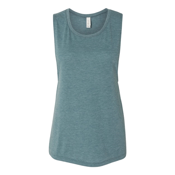 BELLA + CANVAS Women's Flowy Scoop Muscle Tank - BELLA + CANVAS Women's Flowy Scoop Muscle Tank - Image 31 of 120