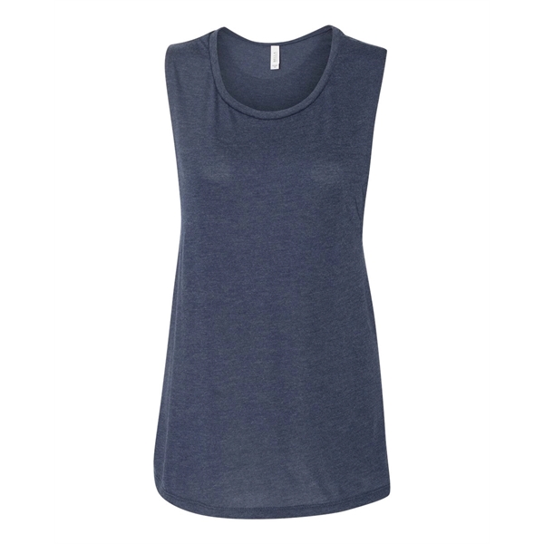 BELLA + CANVAS Women's Flowy Scoop Muscle Tank - BELLA + CANVAS Women's Flowy Scoop Muscle Tank - Image 37 of 120