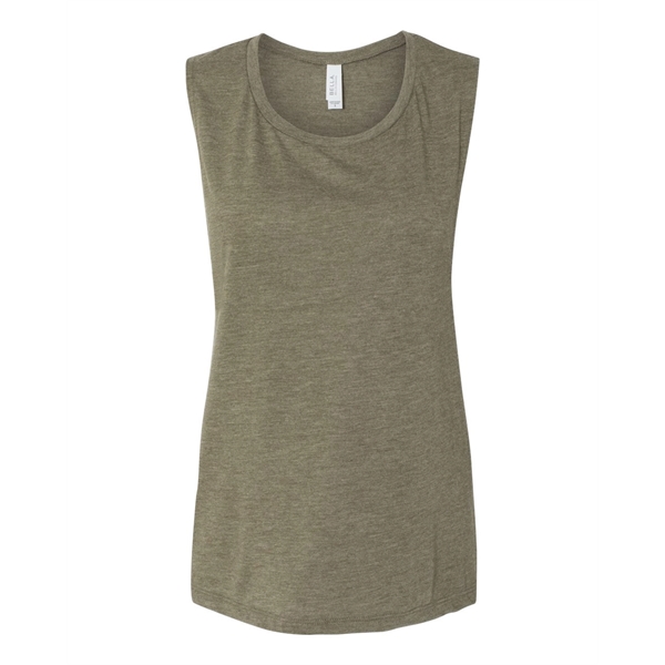 BELLA + CANVAS Women's Flowy Scoop Muscle Tank - BELLA + CANVAS Women's Flowy Scoop Muscle Tank - Image 40 of 120