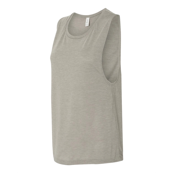 BELLA + CANVAS Women's Flowy Scoop Muscle Tank - BELLA + CANVAS Women's Flowy Scoop Muscle Tank - Image 44 of 120