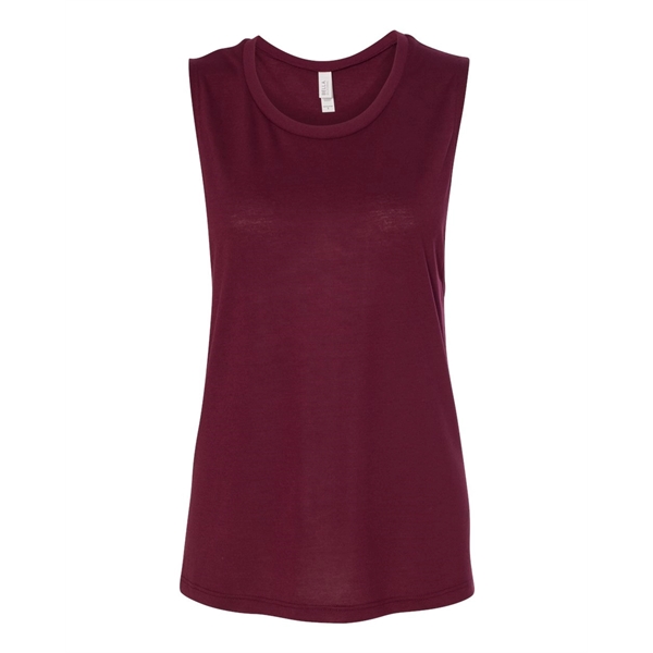 BELLA + CANVAS Women's Flowy Scoop Muscle Tank - BELLA + CANVAS Women's Flowy Scoop Muscle Tank - Image 46 of 120