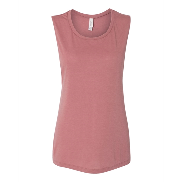 BELLA + CANVAS Women's Flowy Scoop Muscle Tank - BELLA + CANVAS Women's Flowy Scoop Muscle Tank - Image 49 of 120