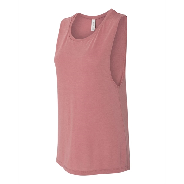 BELLA + CANVAS Women's Flowy Scoop Muscle Tank - BELLA + CANVAS Women's Flowy Scoop Muscle Tank - Image 50 of 120