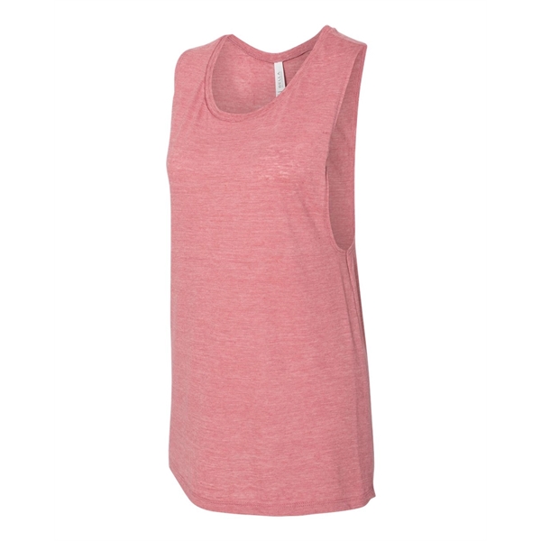 BELLA + CANVAS Women's Flowy Scoop Muscle Tank - BELLA + CANVAS Women's Flowy Scoop Muscle Tank - Image 53 of 120