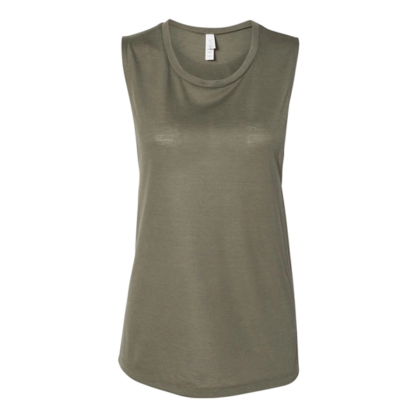 BELLA + CANVAS Women's Flowy Scoop Muscle Tank - BELLA + CANVAS Women's Flowy Scoop Muscle Tank - Image 61 of 120
