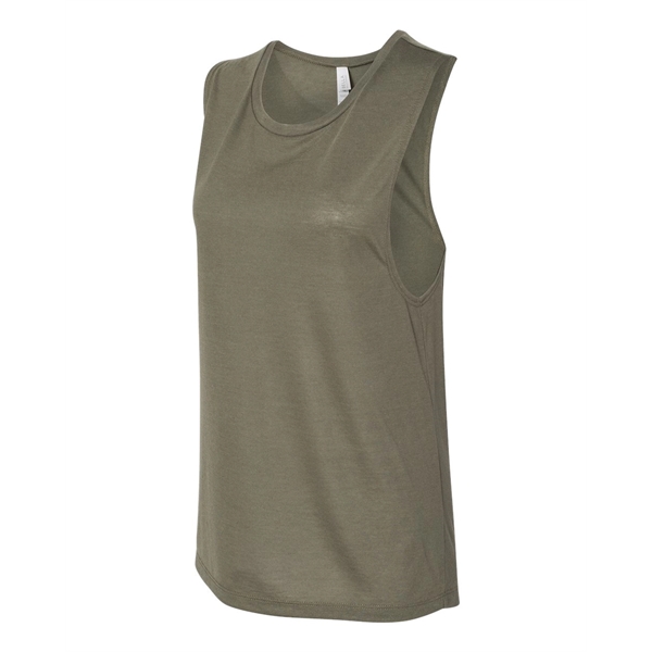BELLA + CANVAS Women's Flowy Scoop Muscle Tank - BELLA + CANVAS Women's Flowy Scoop Muscle Tank - Image 62 of 120