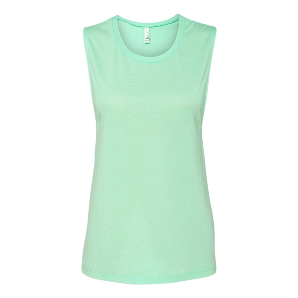 BELLA + CANVAS Women's Flowy Scoop Muscle Tank - BELLA + CANVAS Women's Flowy Scoop Muscle Tank - Image 63 of 120